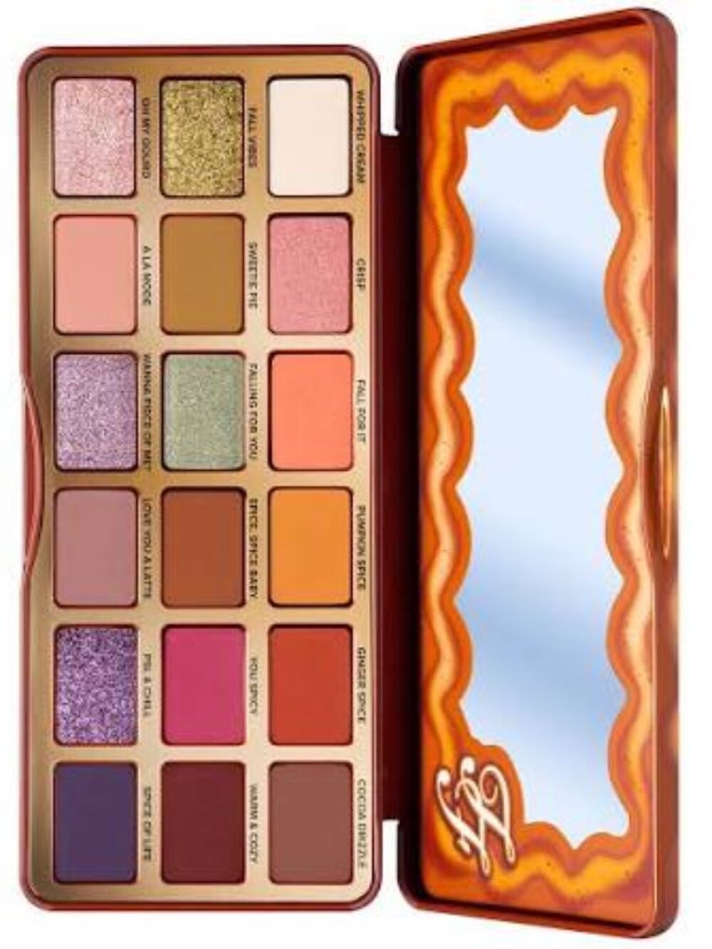 Too Faced Pumpkin Spice Warm & Spicy Eye Shadow Palette Limited Edition Rare!